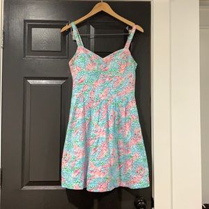VVGUC Lilly Pulitzer Lobstah Roll Ardleigh Dress Size 10